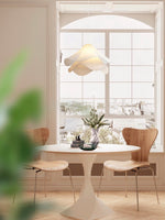 Load image into Gallery viewer, Oslan Contemporary Fabric Double-Layer Pleated Pendant – Bedroom or Café