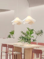 Load image into Gallery viewer, Oslan Contemporary Fabric Double-Layer Pleated Pendant – Bedroom or Café