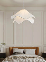 Charger l'image dans la visionneuse de galerie, Suspension plissée double couche en tissu Oslan Contemporary – Chambre ou Café