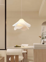 Charger l'image dans la visionneuse de galerie, Suspension plissée double couche en tissu Oslan Contemporary – Chambre ou Café