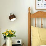 Load image into Gallery viewer, Karry Walnut Wood Plug-In Wall Light - product image 6