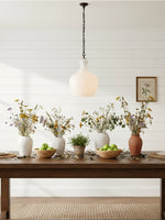 Cargar imagen en el visor de la Galería, Lámpara colgante de vidrio Lawson: vidrio reciclado moderno con diseño de cadena