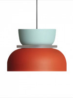 Cargar imagen en el visor de la Galería, Lámpara colgante con pantalla de cuenco de acrílico colorido Macaron