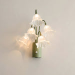 Load image into Gallery viewer, Ruffled Floral Rechargeable Wall Sconce - product view 8