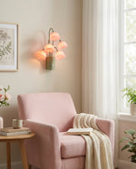 Bild in Gallery-Viewer laden, Bell-Flower Rechargeable Wall Sconce - product view 9