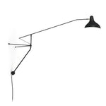 Load image into Gallery viewer, Adjustable Long-Reach Black Wall Lamp product view 11