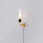 Bild in Gallery-Viewer laden, Marble Vertical Plug-In Wall Light with Inline Switch - product image 6