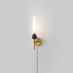 Bild in Gallery-Viewer laden, Marble Vertical Plug-In Wall Light with Inline Switch - product image 5