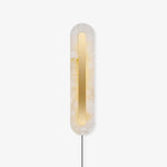 Bild in Gallery-Viewer laden, Alabaster Rounded Plug-In Wall Light with Inline Switch - product image 1