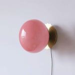 Load image into Gallery viewer, Marshmallow Tinted-Glass Plug-In Wall Light - product image 10