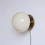 Load image into Gallery viewer, Marshmallow Tinted-Glass Plug-In Wall Light - product image 11