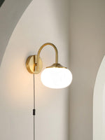 Charger l'image dans la visionneuse de galerie, Marshmallow Glass Plug-In Wall Light - product image 2