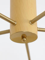 Load image into Gallery viewer, Medieval Log Style Vintage Glass Chandelier