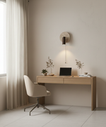 Load image into Gallery viewer, Travertine and Wood Adjustable Wall Light - product view 11