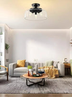 Load image into Gallery viewer, Contemporary Minimalist Glass Ceiling Light