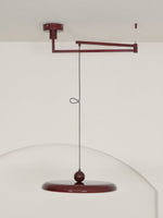 Load image into Gallery viewer, Swing Arm Pendant Light - Minimalist Adjustable Hanging Light Fixture