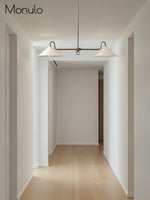 Load image into Gallery viewer, Minimalist Pendant Light with Light Fabric Shade