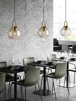 Load image into Gallery viewer, Modern Brass Glass Single Pendant Light