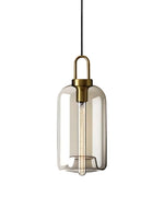Load image into Gallery viewer, Modern Brass Glass Single Pendant Light