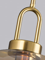 Load image into Gallery viewer, Modern Brass Glass Single Pendant Light