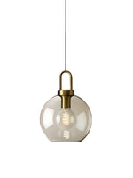 Load image into Gallery viewer, Modern Brass Glass Single Pendant Light