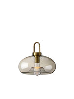 Load image into Gallery viewer, Modern Brass Glass Single Pendant Light
