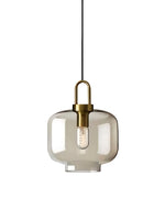 Load image into Gallery viewer, Modern Brass Glass Single Pendant Light