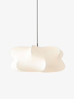 Cargar imagen en el visor de la Galería, Lámpara colgante de seda en forma de nube con pantalla de tela - Nordic Drum Light Design