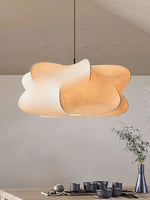 Cargar imagen en el visor de la Galería, Lámpara colgante de seda en forma de nube con pantalla de tela - Nordic Drum Light Design