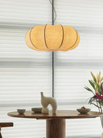 Load image into Gallery viewer, Modern Creative Flat Round Silk Pendant Lamp