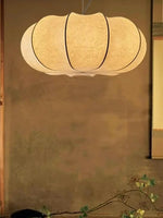 Load image into Gallery viewer, Modern Creative Flat Round Silk Pendant Lamp