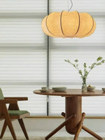 Load image into Gallery viewer, Modern Creative Flat Round Silk Pendant Lamp