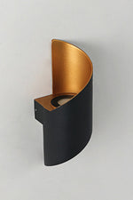 Cargar imagen en el visor de la Galería, Aplique de pared de metal en espiral de diseño moderno