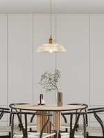 Load image into Gallery viewer, Modern Ribbed Pendant Light - Sleek Spiral Design