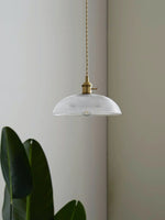 Load image into Gallery viewer, Modern Ribbed Pendant Light - Sleek Spiral Design