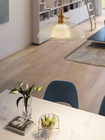 Load image into Gallery viewer, Modern Ribbed Pendant Light - Sleek Spiral Design