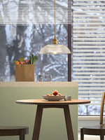 Load image into Gallery viewer, Modern Ribbed Pendant Light - Sleek Spiral Design