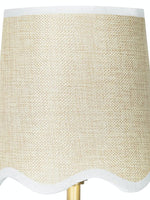 Load image into Gallery viewer, Elegant Curve-Arm Fabric Shade Wall Sconce – Modern Metal Base Wall Light for Living Room