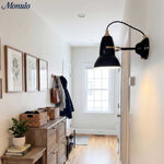 Cargar imagen en el visor de la Galería, Aplique de Pared Metálico Retro Modryx - Brazo Ajustable para Lectura junto a la Cama e Iluminación de Realce