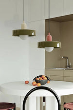 Load image into Gallery viewer, Morandi Modern Style Disc Glass Pendant Lamp