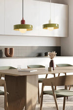 Load image into Gallery viewer, Morandi Modern Style Disc Glass Pendant Lamp