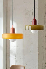 Load image into Gallery viewer, Morandi Modern Style Disc Glass Pendant Lamp