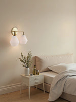 Load image into Gallery viewer, Merin Multi-Head Wall Lamp – Minimalist Metal & Glass Vanity Fixture