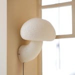 Cargar imagen en el visor de la Galería, Mushroom Resin Plug-In Wall Light with Inline Switch - product image 6