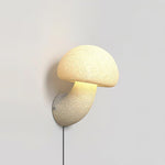 Cargar imagen en el visor de la Galería, Mushroom Resin Plug-In Wall Light with Inline Switch - product image 5