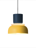 Cargar imagen en el visor de la Galería, Lámpara colgante con pantalla de cuenco de acrílico colorido Macaron