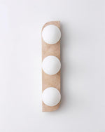 Cargar imagen en el visor de la Galería, Travertine Multi-Globe Plug-In Wall Lamp product view
