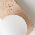 Cargar imagen en el visor de la Galería, Travertine Multi-Globe Plug-In Wall Lamp product view