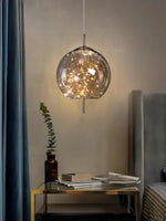 Load image into Gallery viewer, Nordic Starry Cylinder Glass Pendant Lamp