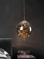 Load image into Gallery viewer, Nordic Starry Cylinder Glass Pendant Lamp